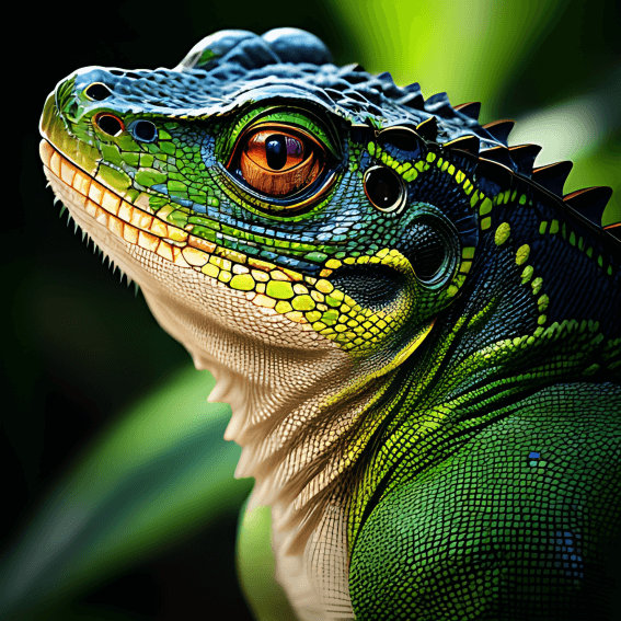 realistic image of a lizard