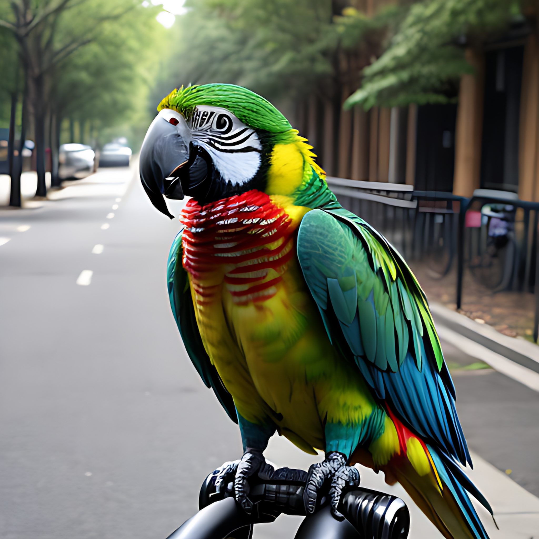 realistic image of a parrot