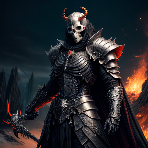 Skeleton king of hell